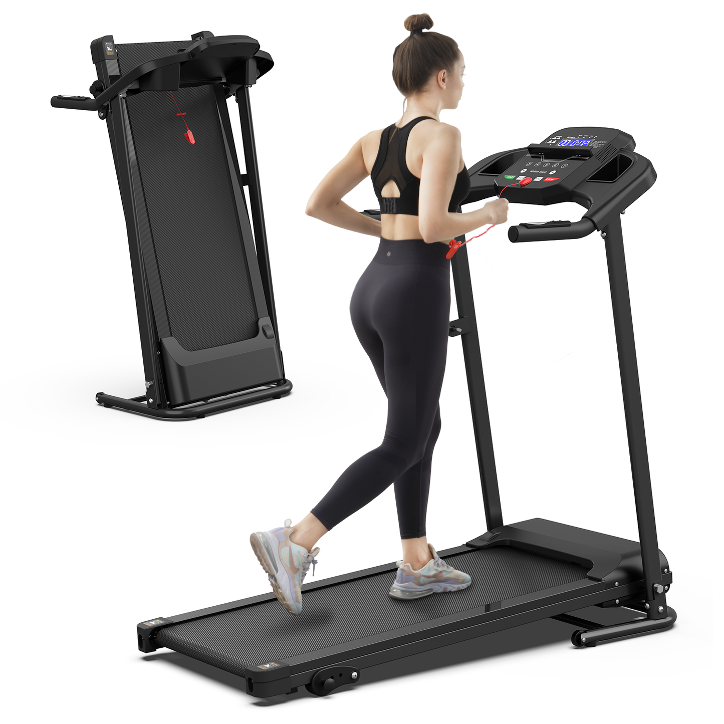 FYC Folding Treadmill for Small Apartment, Easily Install Space Save (JK106)