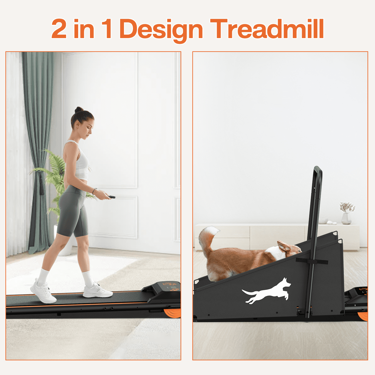 FYC Pet Dog Treadmill Portable Exercise Treadmill Running Machine for Small and Medium Dog Breeds