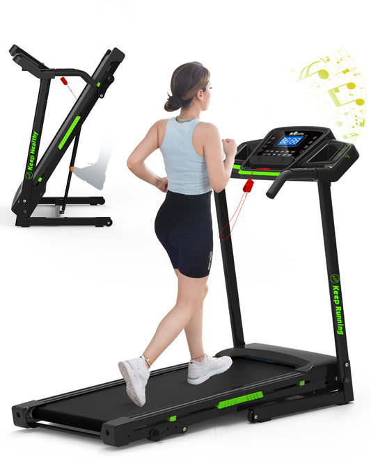 FYC Folding Treadmill for Home with Incline 330lb Weight Capacity 3.5HP Portable Electric Treadmill (JK8806-4A)