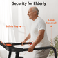 FYC Foldable Treadmill for Senior, 2 in 1 Folding Exercise Treadmill with Long Handrail, 300 lbs Capacity 0.5-6 MPH