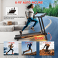 FYC Folding Treadmill for Home with Incline / Bluetooth, 3.5HP 330lb Weight Capacity Portable Electric Treadmill for Home Gym Exercise Running Walking Easy Assembly Green