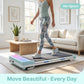 FYC Walking Pad Treadmill with 15% Auto Incline, 350 lbs Capacity 3.5HP Ultra Quiet Brushless Motor, 0.5-6MPH Speed, Bluetooth Speaker & APP, Under Desk Treadmill for Home Office Hiking