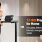 FYC Folding Treadmill with Handles, Treadmills for Home Small Spaces, 2.5HP Foldable Treadmills with LED Display, 300 LBS Capacity, Walking Pad Treadmill with Handle Bar