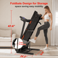 FYC Folding Treadmill for Home with Incline / Bluetooth, 3.5HP 330lb Weight Capacity Portable Electric Treadmill for Home Gym Exercise Running Walking Easy Assembly Green