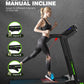 FYC Folding Treadmill for Home with Incline / Bluetooth, 3.5HP 330lb Weight Capacity Portable Electric Treadmill for Home Gym Exercise Running Walking Easy Assembly Green