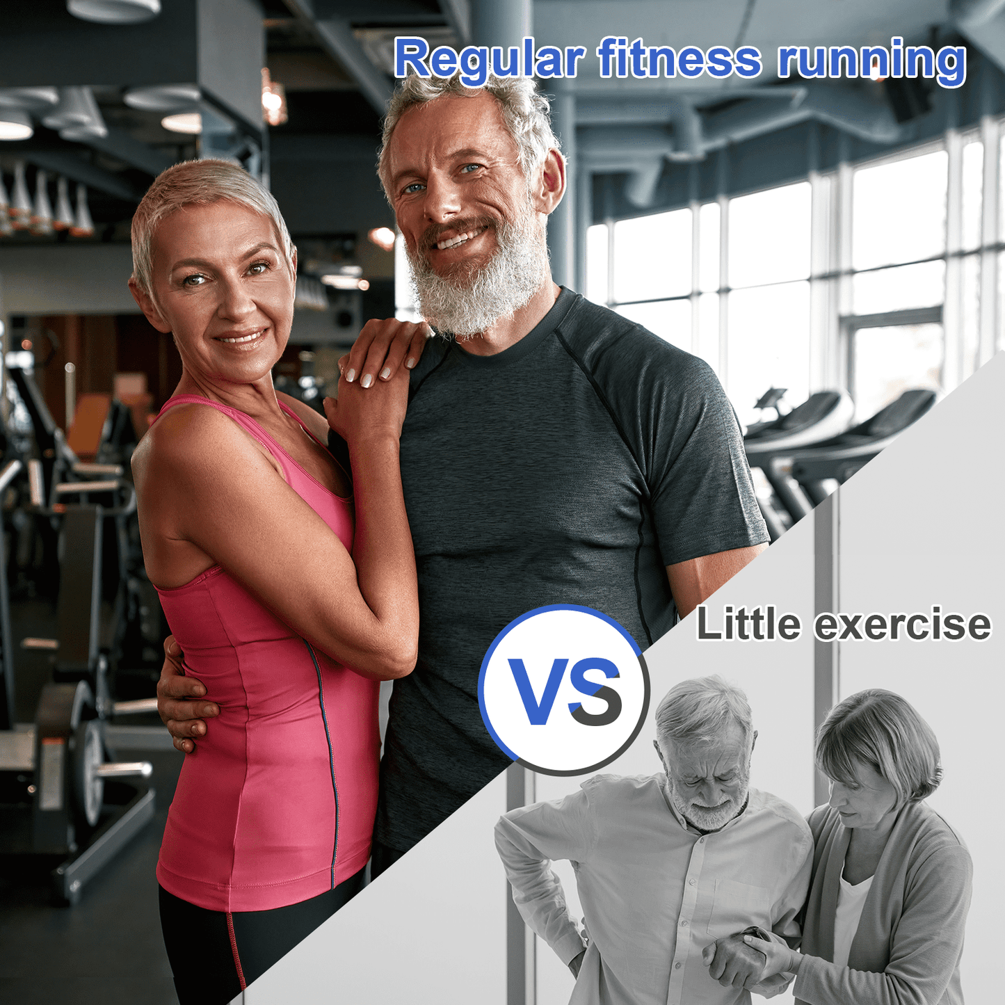 FYC Retro Walking Foldable Treadmill for Seniors with Incline Fitness Recovery with Side Rails, Reverse Walking Treadmill with Handrails, 300 lbs Capacity