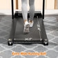 FYC Folding Treadmill with Handles, Treadmills for Home Small Spaces, 2.5HP Foldable Treadmills with LED Display, 300 LBS Capacity, Walking Pad Treadmill with Handle Bar