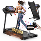 FYC Folding Treadmill for Home with Incline / Bluetooth, 3.5HP 330lb Weight Capacity Portable Electric Treadmill for Home Gym Exercise Running Walking Easy Assembly Green