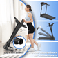 FYC Foldable Electric Treadmill for Home, 2.5HP Quiet 7.5 MPH with Heart Rate Sensor and LCD Display