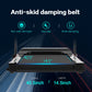 FYC Folding Treadmills with Incline, Foldable Portable Treadmills for Home Small Compact Mini Treadmill 300 LBS Capacity with 12 HIIT Modes LED Display Walking Pad Treadmill with Large Running Area