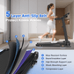 FYC Foldable Electric Treadmill for Home, 2.5HP Quiet 7.5 MPH with Heart Rate Sensor and LCD Display