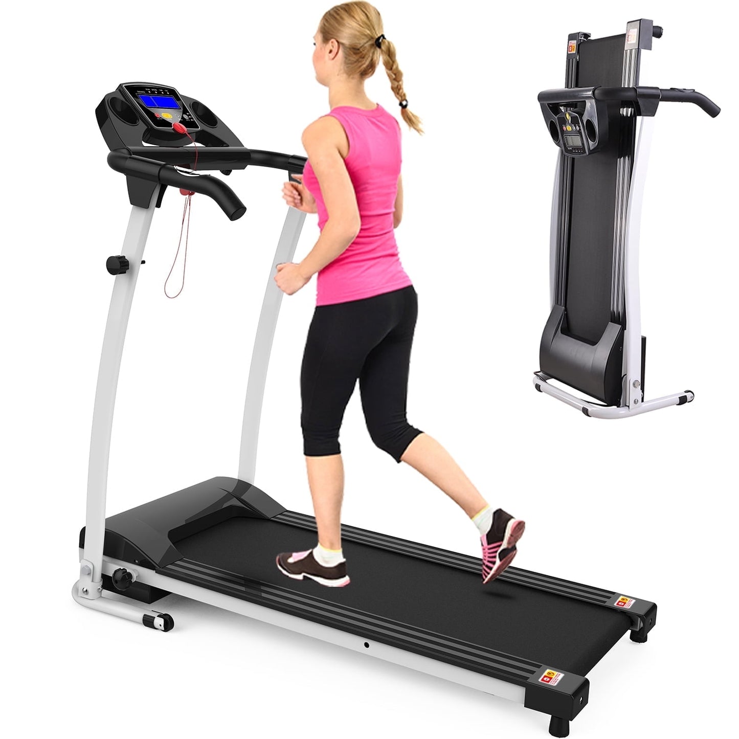 FYC Foldable Treadmill for Home, Electric Folding Treadmill with 300 lb Capacity, APP Control, Compact Design