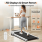 FYC Walking Pad with Incline - 4 in 1 Under Desk Treadmill for Home Portable Lightweight Compact Running Machine Walking Jogging for Home Office
