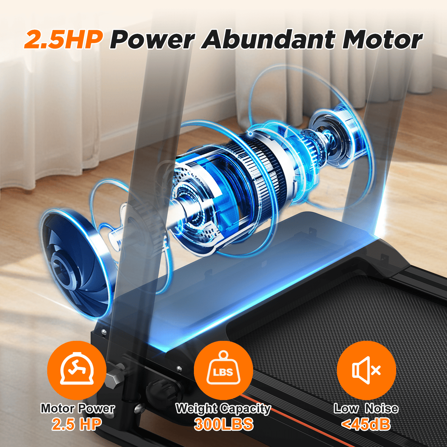 FYC Retro Walking Foldable Treadmill for Seniors with Incline Fitness Recovery with Side Rails, Reverse Walking Treadmill with Handrails, 300 lbs Capacity