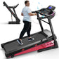 FYC Folding Treadmill for Home with Incline / Bluetooth, 3.5HP 330lb Weight Capacity Portable Electric Treadmill for Home Gym Exercise Running Walking Easy Assembly Green