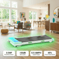 FYC Walking Pad Treadmill with 15% Auto Incline, 350 lbs Capacity 3.5HP Ultra Quiet Brushless Motor, 0.5-6MPH Speed, Bluetooth Speaker & APP, Under Desk Treadmill for Home Office Hiking