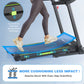 FYC Folding Treadmill for Home with Incline / Bluetooth, 3.5HP 330lb Weight Capacity Portable Electric Treadmill for Home Gym Exercise Running Walking Easy Assembly Green