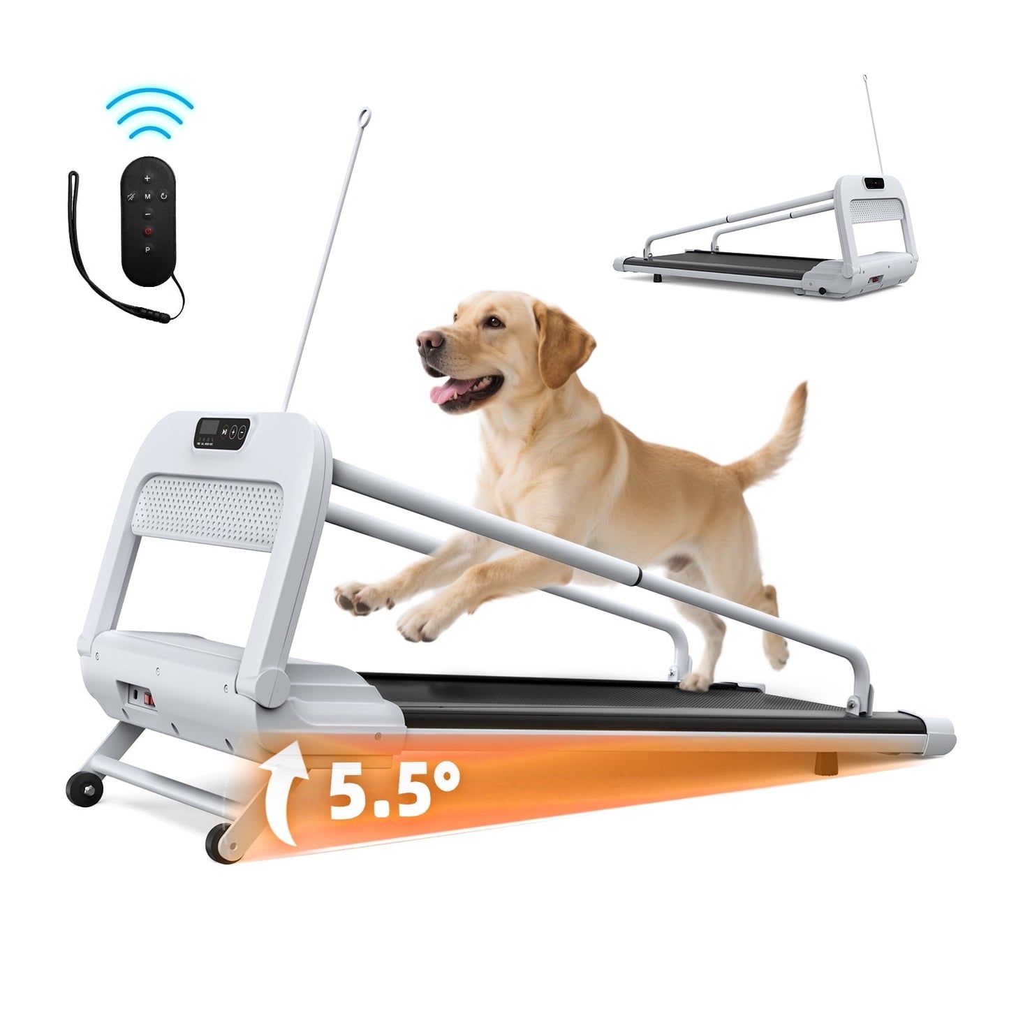 FYC 2025 New Design Pet Treadmill with Incline,  Quiet Smart Adjustable Speed Perfect for Small/Medium Dogs