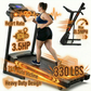 FYC 400lb Capacity 3.5 HP Treadmill with 15% Auto Incline for Home - Heavy Duty Foldable Treadmill with APP/Bluetooth - 18 Inch Wide Belt Folding Treadmill