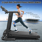 FYC Foldable Treadmill for Home, Electric Folding Treadmill with 300 lb Capacity, APP Control, Compact Design