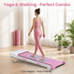 FYC Walking Pad Treadmill with 15% Auto Incline, 350 lbs Capacity 3.5HP Ultra Quiet Brushless Motor, 0.5-6MPH Speed, Bluetooth Speaker & APP, Under Desk Treadmill for Home Office Hiking
