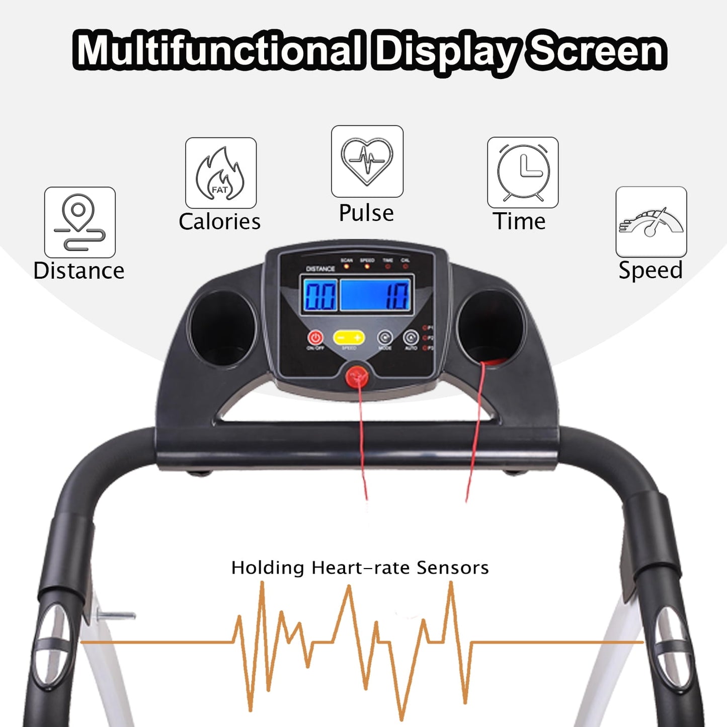 FYC Foldable Treadmill for Home, Electric Folding Treadmill with 300 lb Capacity, APP Control, Compact Design