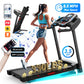 FYC 400LBS Capacity 3.5 HP Treadmill with 15% Auto Incline for Home- Heavy Duty Treadmill Foldable with APP/Bluetooth - 18 Inch Wide Belt, Folding Treadmill for Home Gym Walking Running Exercise