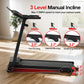 FYC Folding Treadmills with Incline, Foldable Portable Treadmills for Home Small Compact Mini Treadmill 300 LBS Capacity with 12 HIIT Modes LED Display Walking Pad Treadmill with Large Running Area