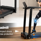 FYC Folding Treadmill with Handles, Treadmills for Home Small Spaces, 2.5HP Foldable Treadmills with LED Display, 300 LBS Capacity, Walking Pad Treadmill with Handle Bar