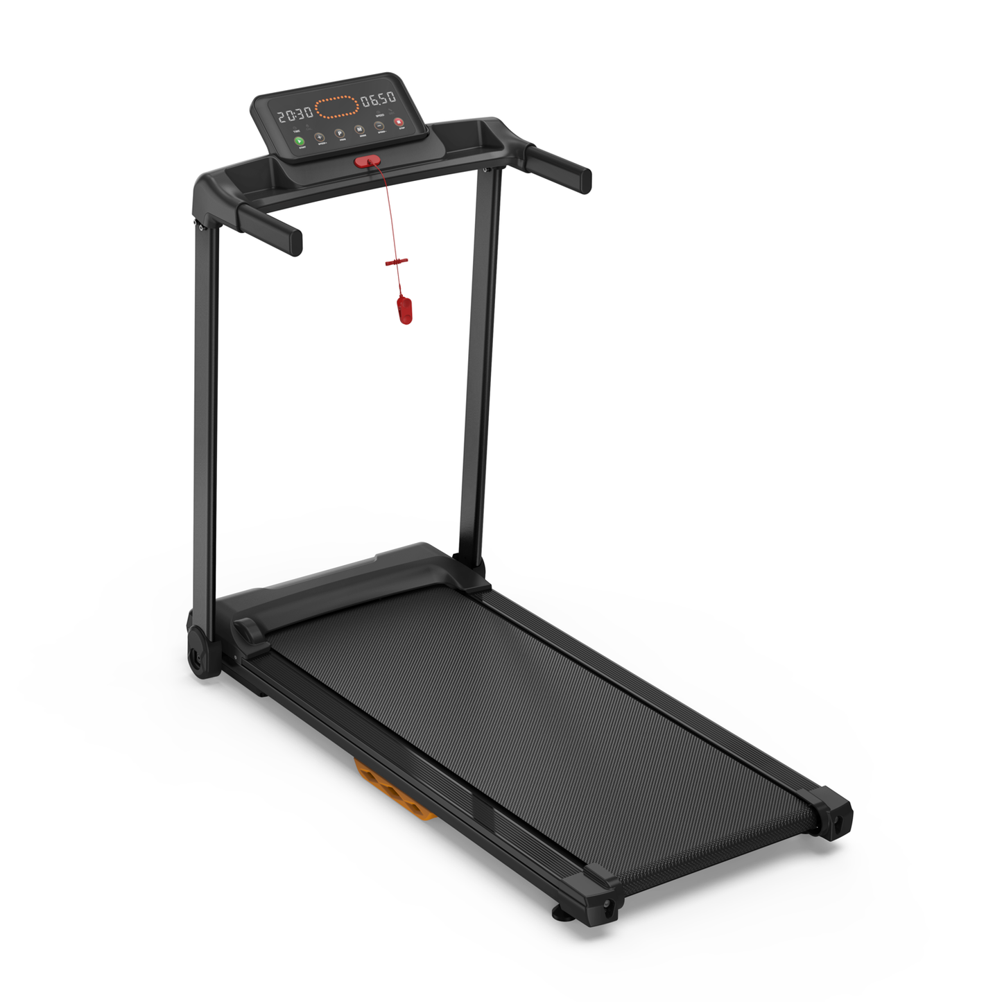 Walking Mat Treadmills Portable for Home & Office LED Display, 265 LB Capacity, Space-Saving Compact Walking Jogging Running Machine