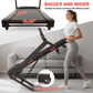 FYC 400LBS Capacity 3.5 HP Treadmill with 15% Auto Incline for Home- Heavy Duty Treadmill Foldable with APP/Bluetooth - 18 Inch Wide Belt, Folding Treadmill for Home Gym Walking Running Exercise