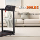Foldable Treadmill with Handles Treadmills for Home Small Spaces 2.5HP Folding Treadmills Walking Pad Treadmill with Handle Bar Quiet Walking Machine, 300LBS Capacity, Portable Small Home Gym (Black)