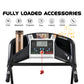 FYC Folding Treadmill with Auto Incline - 3.5HP 330LBS Weight Capacity Foldable E with Bluetooth (JK8801F)