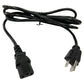 FYC 6.9ft Replacement Power Cord Cable Part 3 Pin Connector, 83 inch