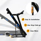 FYC Folding Treadmill with Auto Incline - 3.5HP 330LBS Weight Capacity Foldable E with Bluetooth (JK8801F)