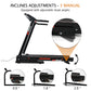 FYC Folding Treadmills 330Lbs Weight Capacity - 3.5HP Foldable Treadmill with Incline/APP/Buletooth (JK8806-2A)