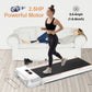 FYC Under Desk Treadmill 2.5HP Slim Walking Treadmill with APP/Bluetooth (JK30F-9-White)
