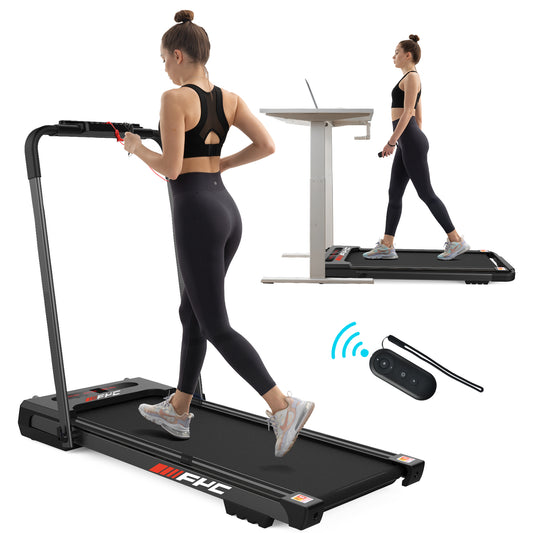 FYC 2 in 1 Under Desk Treadmill - 2.5 HP Folding Treadmill for Home (JK31-8-Black)