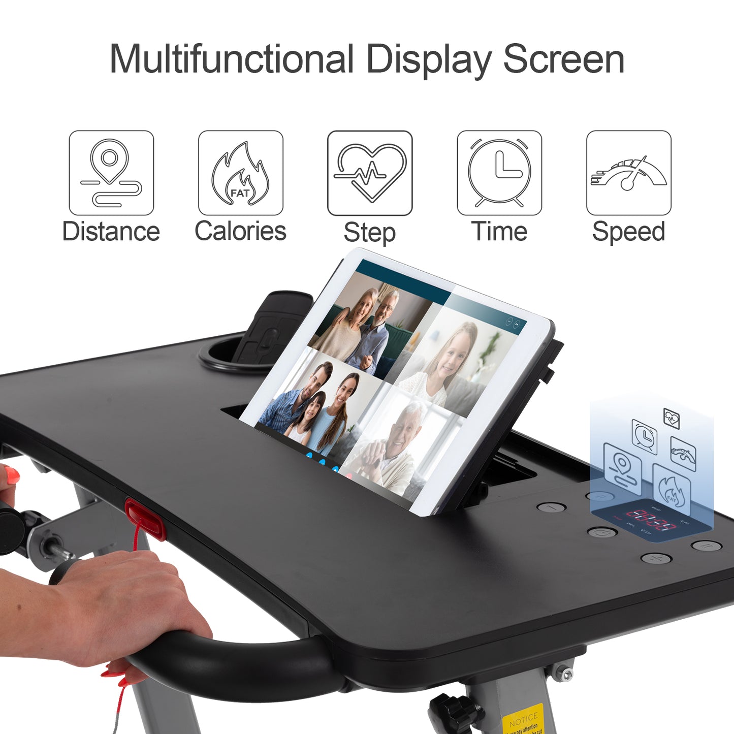 FYC Office Desk Treadmill for Home with Remote Control - Lightweight Foldable Treadmill (JK1608-2)